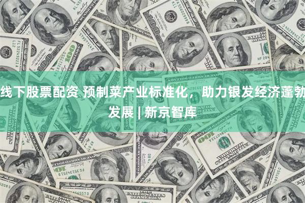线下股票配资 预制菜产业标准化，助力银发经济蓬勃发展 | 新京智库