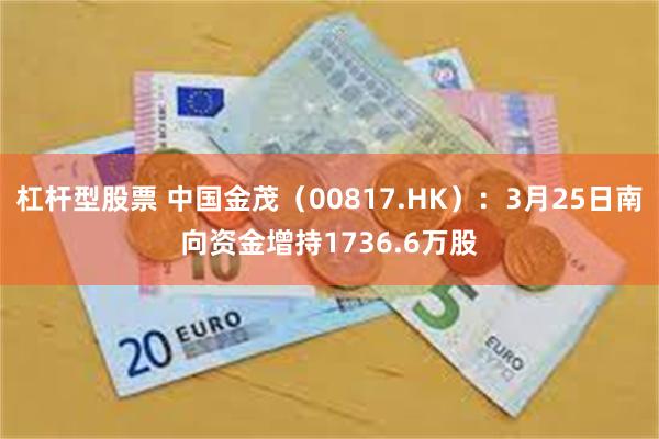 杠杆型股票 中国金茂（00817.HK）：3月25日南向资金增持1736.6万股