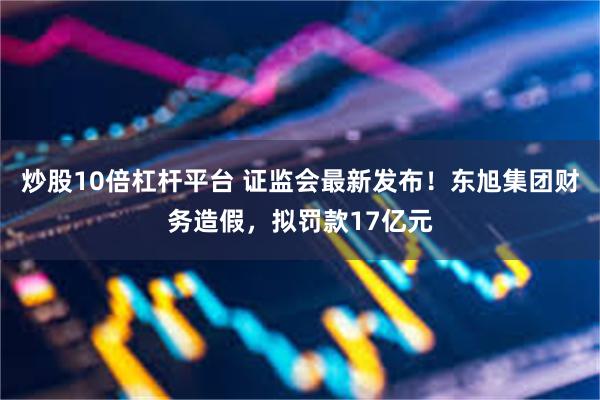 炒股10倍杠杆平台 证监会最新发布！东旭集团财务造假，拟罚款17亿元